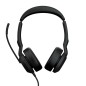Jabra Evolve2 50 UC Stereo Kablet Høretelefoner Sort